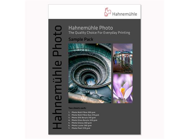 Hahnemühle Photo prøver Prøvepakke 