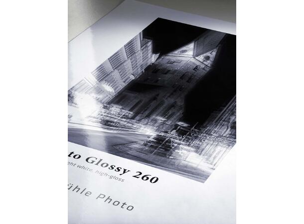 Hahnemühle Photo Glossy 260g PE-paper, high-gloss 