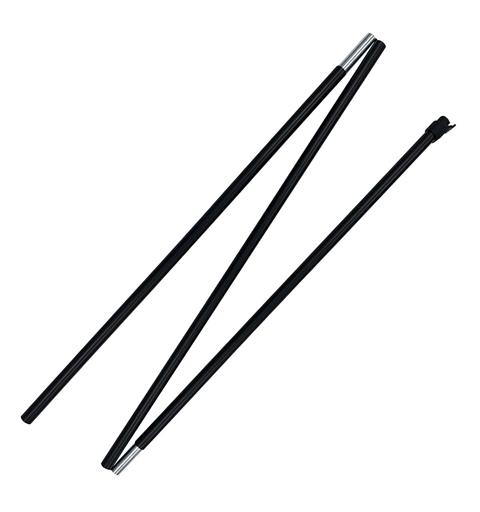 Roll Screen stang Deluxe sort 200cm