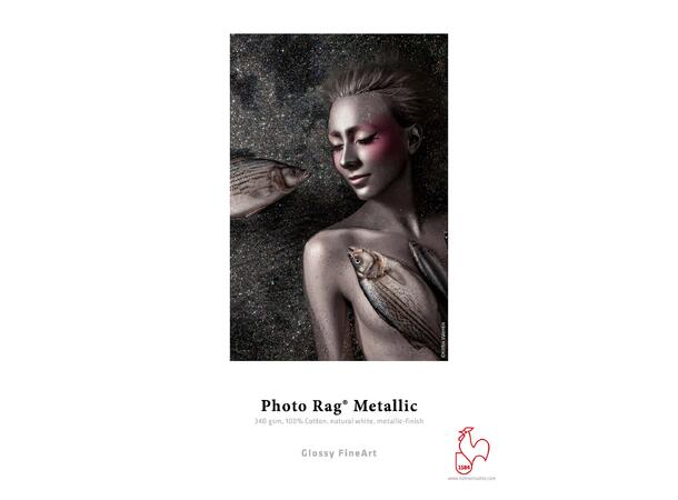 Hahnemühle Photo Rag Metallic 340g 100% Cotton, high-gloss metallic finish 