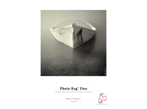 Hahnemühle Photo Rag Duo 276g 100% Cotton. Tosidig. 