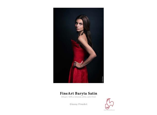 Hahnemühle FineArt Baryta Satin 300g 100% a-Cellulose, satin-finish 