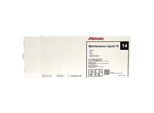 Mimaki rensekassett ML014-Z-22 Maintenance Liquid 14 220ml cartridge 