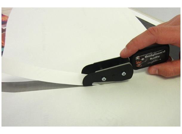 Yellotools BodyGuardKnife Twin Teflon kniv for kutting av bakpapir 