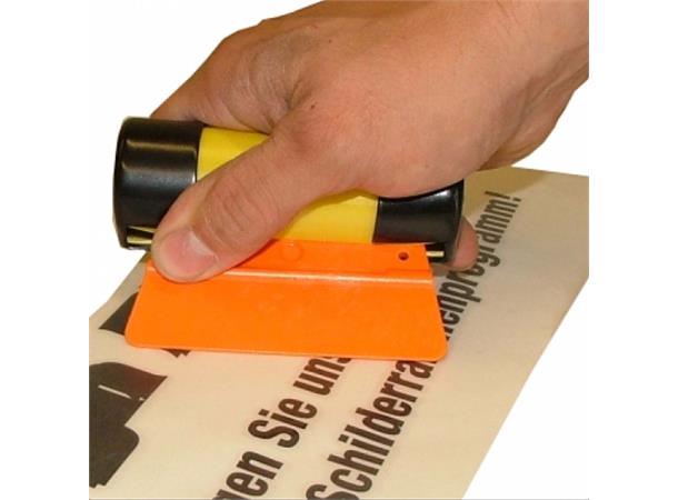 YelloBig 30cm monteringsskrape med sort filt 