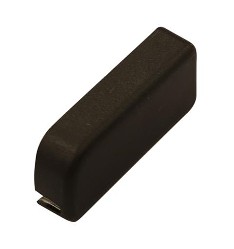 Roll Screen endestykke sort Standard, Deluxe