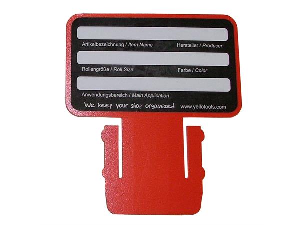 Yellotools MediaCard merkelapp for 2" innerkjerne 