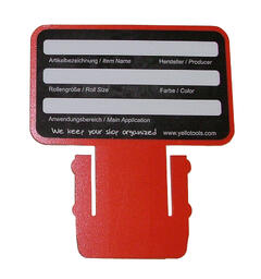 Yellotools MediaCard merkelapp for 2&quot; innerkjerne