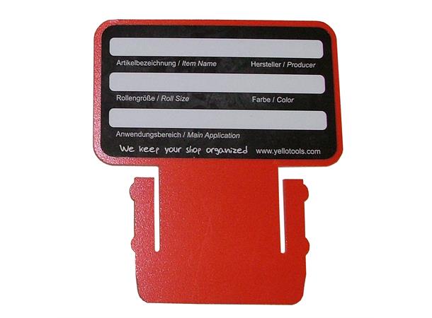 Yellotools MediaCard merkelapp for 3" innerkjerne 