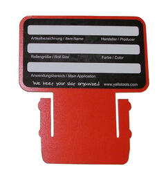 Yellotools MediaCard merkelapp for 3&quot; innerkjerne
