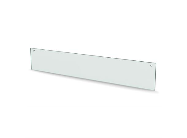 Herdet glass med hull, 6mm, flat 700x120, 2hull, 50/15, 6mm hull 