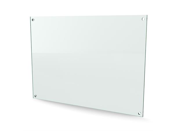 Herdet glass med hull, 6mm, flat 594x420, 4hull, 30/20, 11mm hull 