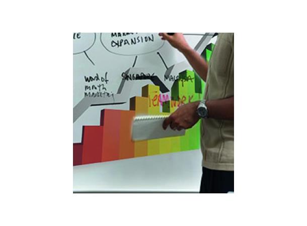 Aslan WB 975 WhiteboardMatt 80mic 11875WB white, matt 1,37x50m 