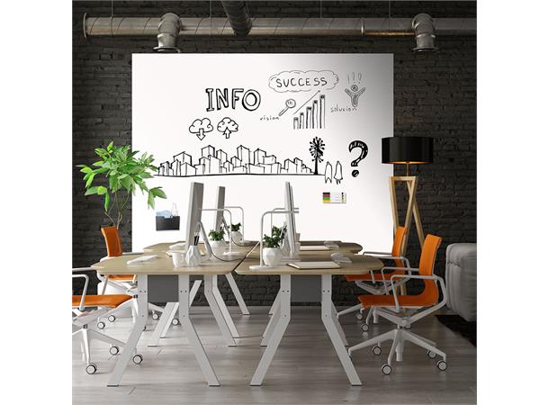 Aslan FF 550 FerroSoft Whiteboard 550mic 14009 white, glossy 