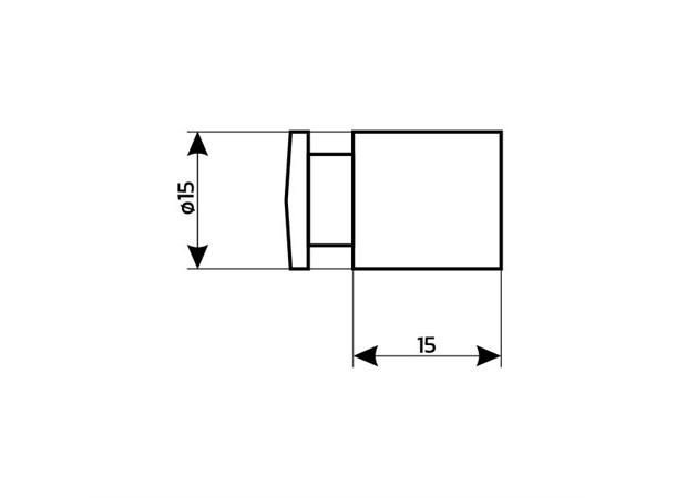 Citinox Plus Turin 15/2-12 Stainless Steel (4pk m/skruer) 