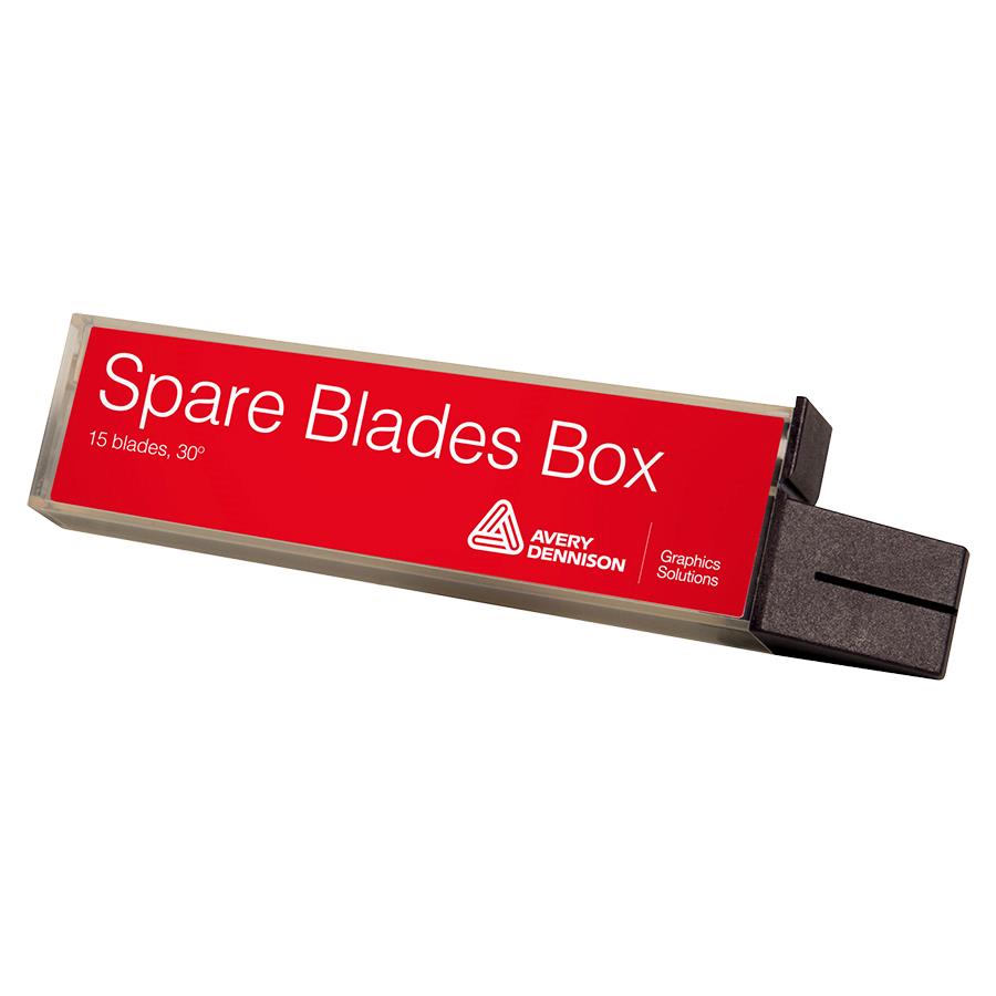 Avery Spare Blades Box 15 stk, 9mm blad 30° i oppbevaringsboks Print