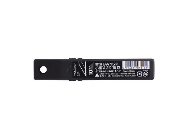 Knivblad NT Cutter BA15P sort 10pk, 9mm bredde på blad 