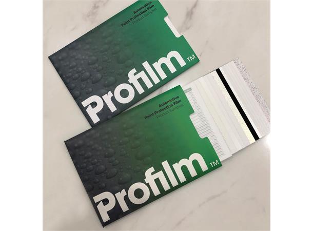 Profilm PPF Swatch book reGen, Ultra-clear og ProColour