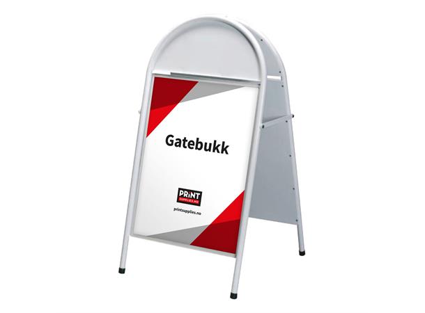 Top Sign gatebukk 50x70cm hvit