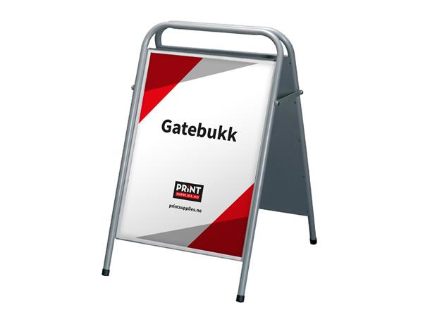 Easy Sign gatebukk 70x100cm sølv