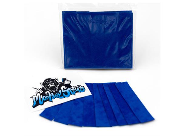 Monkey Strips Blue filt til 10cm skrape, 50pk