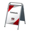 Easy Sign gatebukk 50x70cm hvit