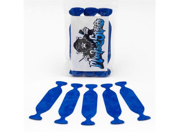 Monkey Strips Cornergame Blue filt til 10cm skrape, 30pk 