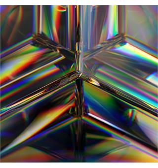 GF 765 Rainbow Holographic film regnbuefarget / holografisk