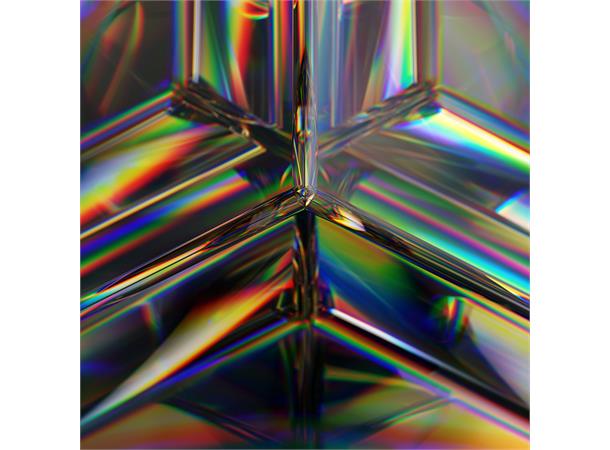 GF 765 Rainbow Holographic film regnbuefarget / holografisk 