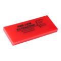 Fusion Tools Squeegee Blade Extra Thick Extra Thick Red 12,5 cm rett/rett