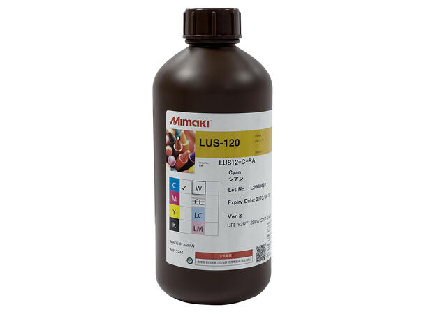 Mimaki LUS120 blekk, flaske 1000ml flaske 
