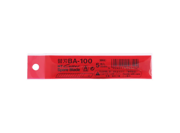 Knivblad NT Cutter BA-100 5pk, 9mm bredde på blad 