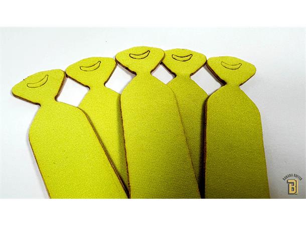 Monkey Strips Banana Buffers filt til 10cm skrape, 10pk 