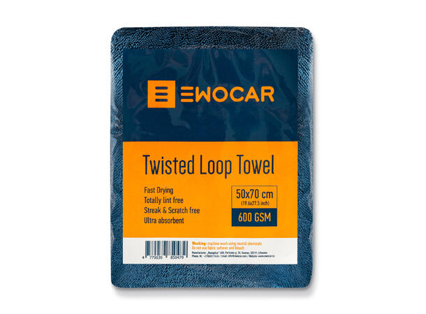 Ewocar Twisted Loop Towel 600g 50x70cm 