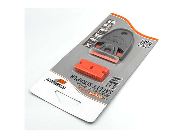Scraperite Soft Surface Scraper Mini Inkl 5 blader 