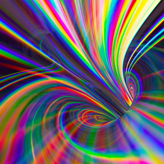 Aslan SE 72 Holographic regnbuefarget / holografisk 