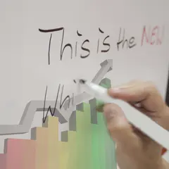 Aslan WBL 995 Whiteboard Dryapply 150mic 11809WBL white, glossy