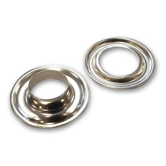 Maljer selvstansende (500st hun&han) 11,6mm nikkel 