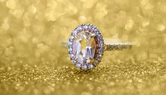 Cover Styl Glitter R5  Gold Disco  1,22x1m