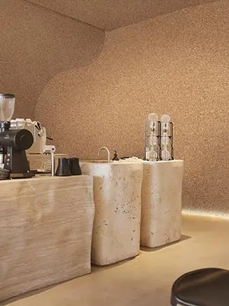 Cover Styl Wood WI02  Large-grain cork  1,22x1m