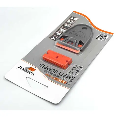 Scraperite Soft Surface Scraper Mini Inkl 5 blader 