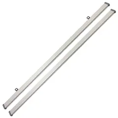 Klemlist pakke med 2 lister med opphengsbøyler og endedeksler