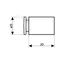Citinox Plus Florenz 20/1-12 Stainless Steel (4pk m/skruer)