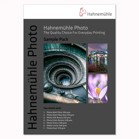 Hahnemühle Photo prøver Prøvepakke