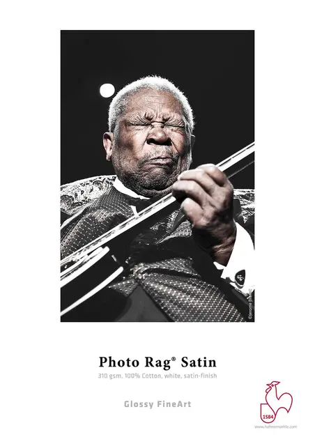 Hahnemühle Photo Rag Satin 310g 100% Cotton, satin-finish 