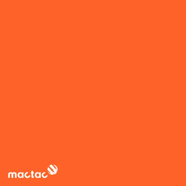 Mactac 9800 Pro 9807-42 SL Bright Orange 1,23x50m 