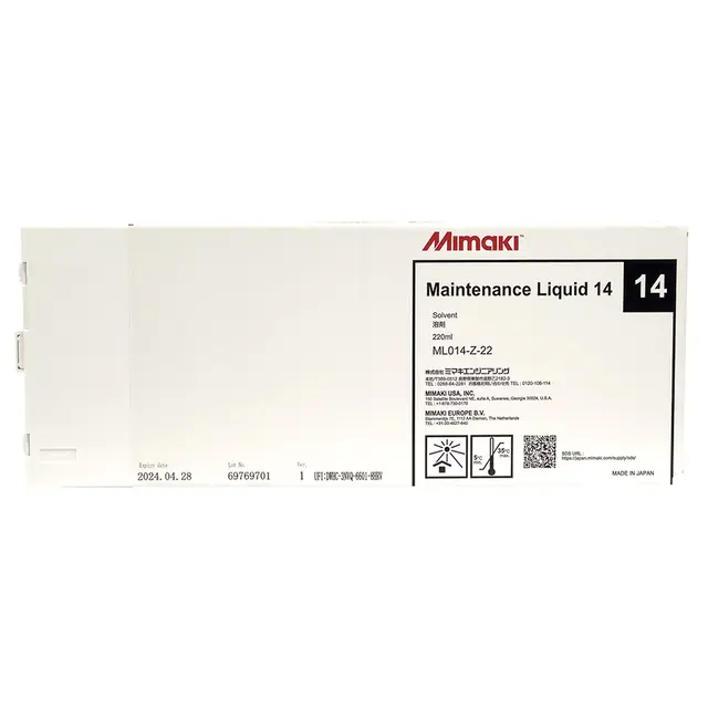 Mimaki rensekassett ML014-Z-22 Maintenance Liquid 14 220ml cartridge 
