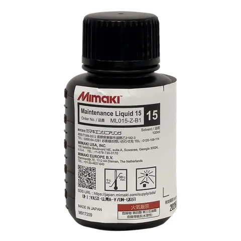 Mimaki Rensemiddel ML015-Z-B1 (SPC-0568) Maintenance Liquid 15 100ml Bottle