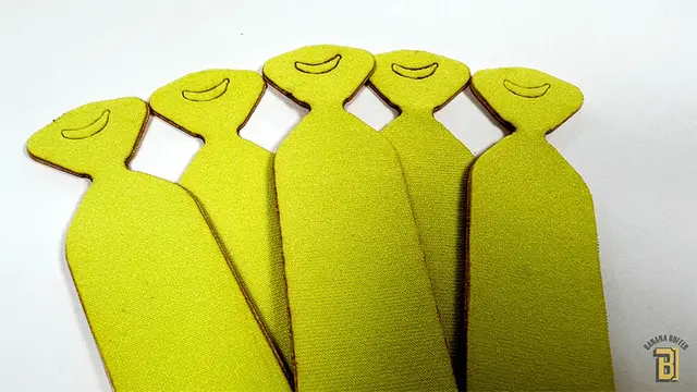 Monkey Strips Banana Buffers filt til 10cm skrape, 10pk 