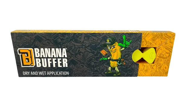 Monkey Strips Banana Buffers filt til 10cm skrape, 10pk 